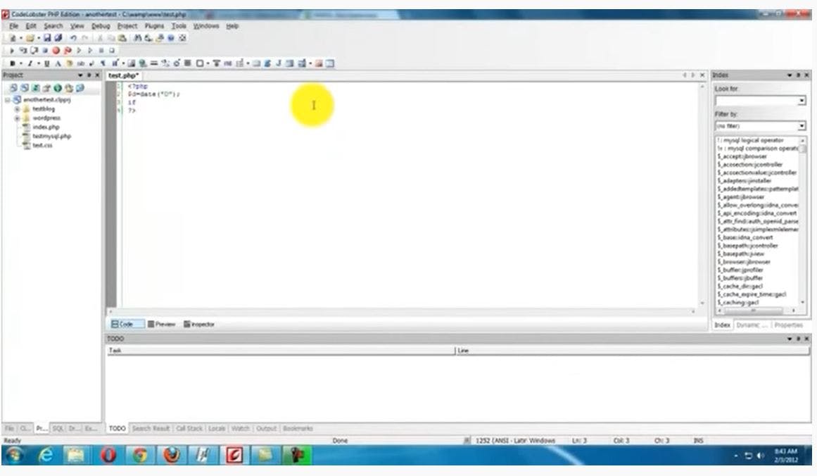 Codelobster Screenshot 1