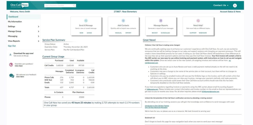 One Call Now Screenshot 1
