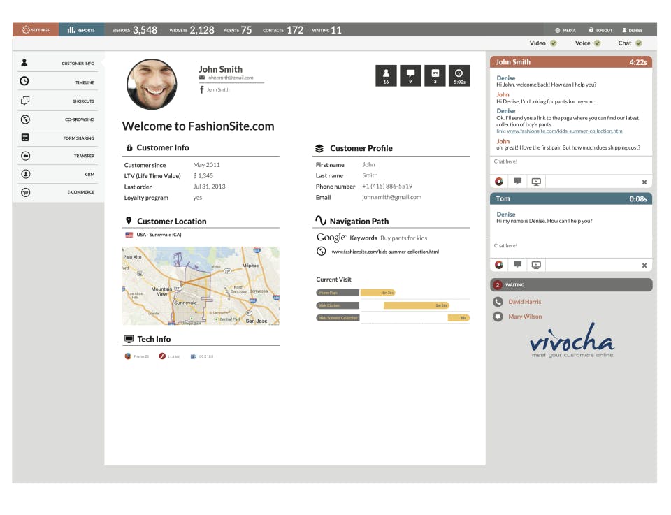 Vivocha Screenshot 2