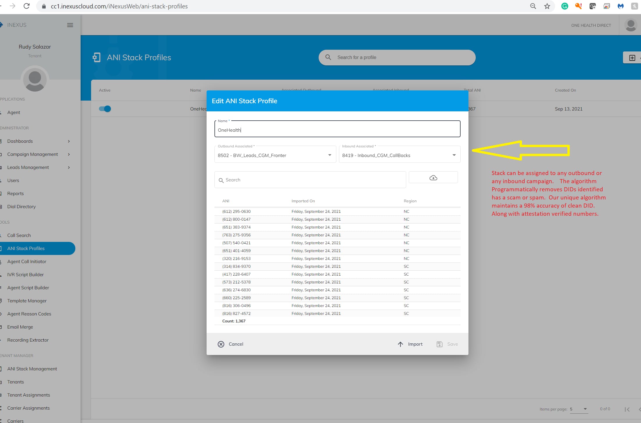 iNexus Screenshot 2