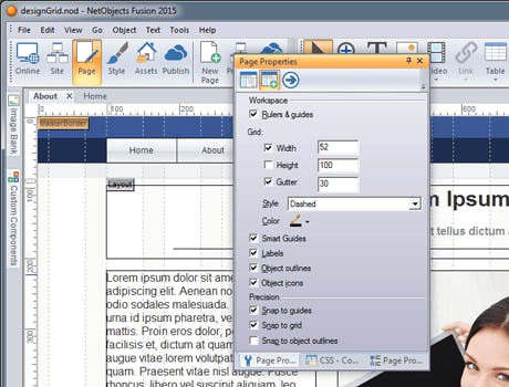 NetObjects Fusion Screenshot 1