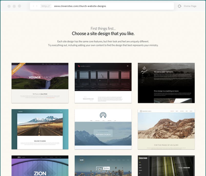 Clover Sites Screenshot 1