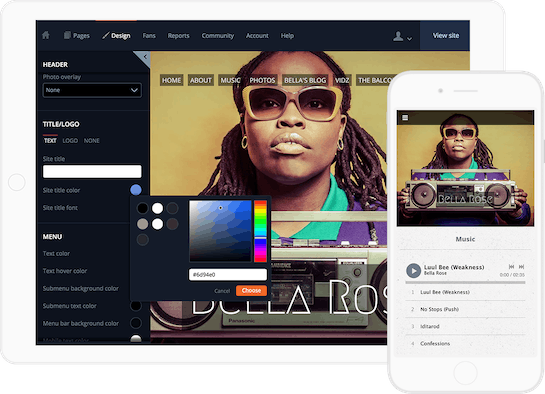 Bandzoogle Screenshot 1
