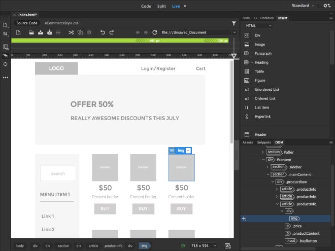 Adobe Dreamweaver Screenshot 2
