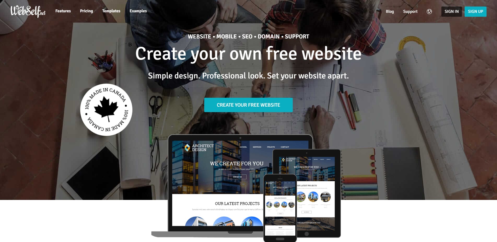 WebSelf Screenshot 2