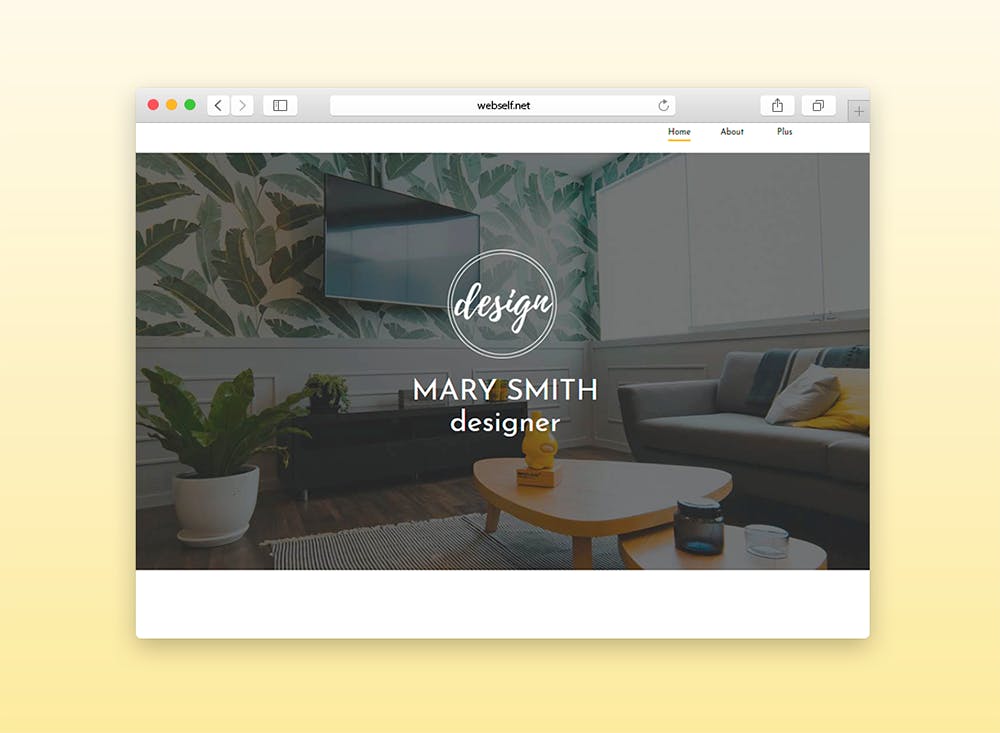 WebSelf Screenshot 3
