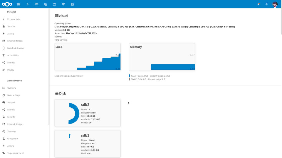 Nextcloud Screenshot 2