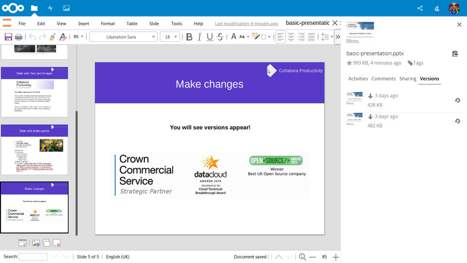 Nextcloud Screenshot 4
