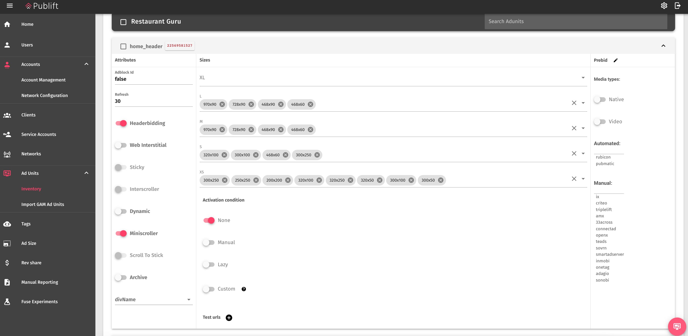 Publift Screenshot 2
