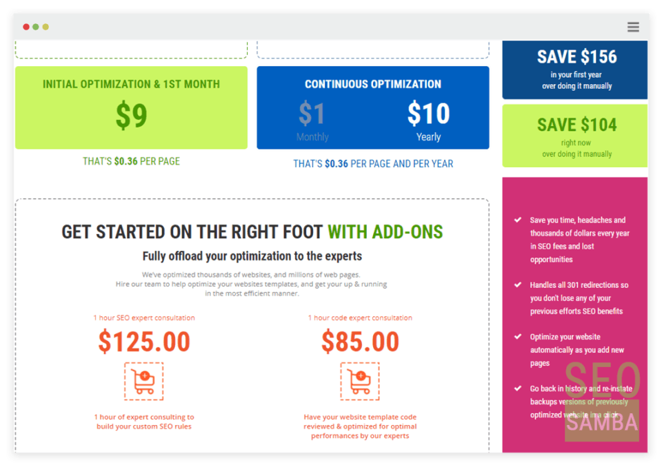 SeoSamba WordPress Enterprise Screenshot 3