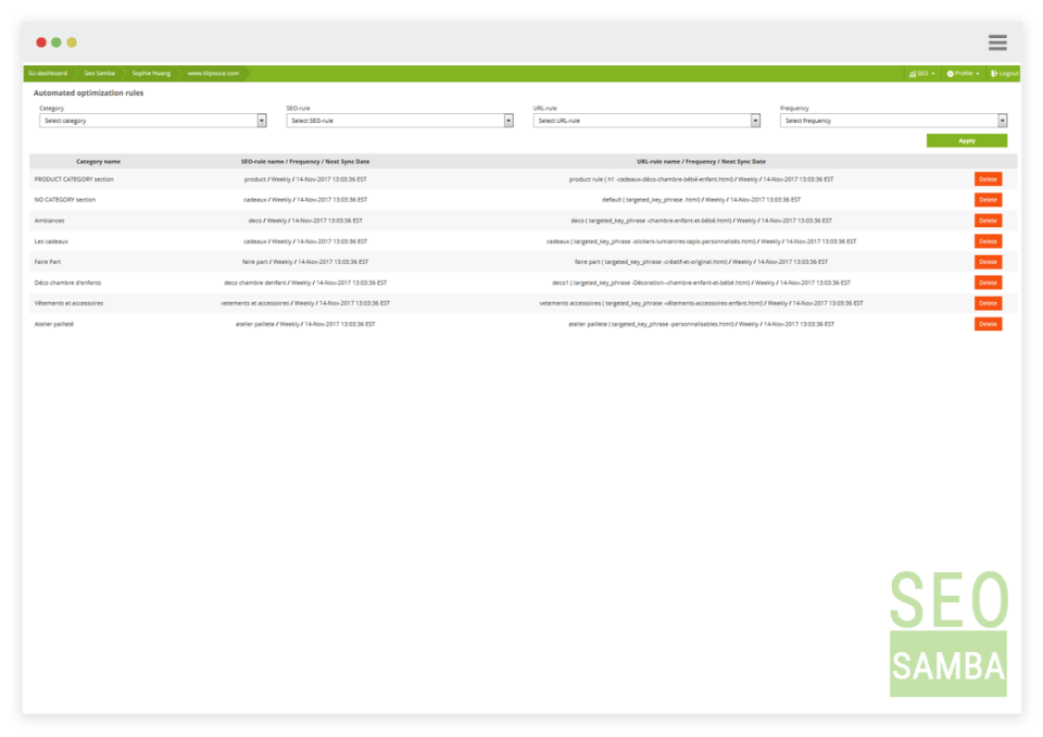 SeoSamba WordPress Enterprise Screenshot 4
