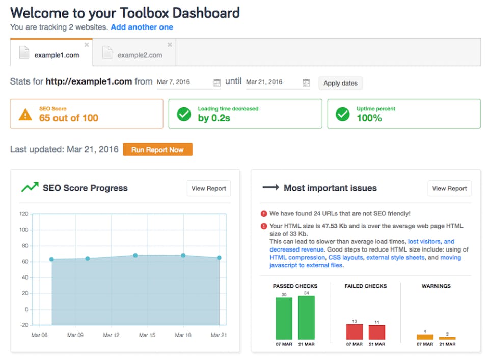 SEO ToolBox Screenshot 1