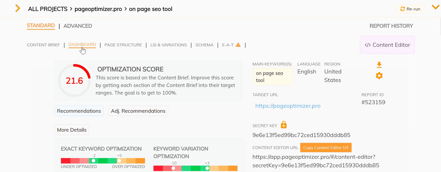 PageOptimizer Pro Screenshot 3