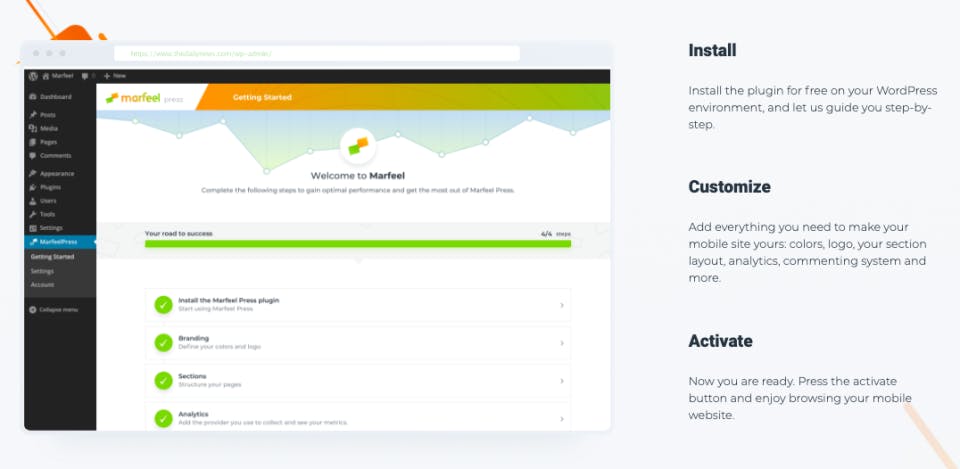 MarfeelPress Screenshot 2