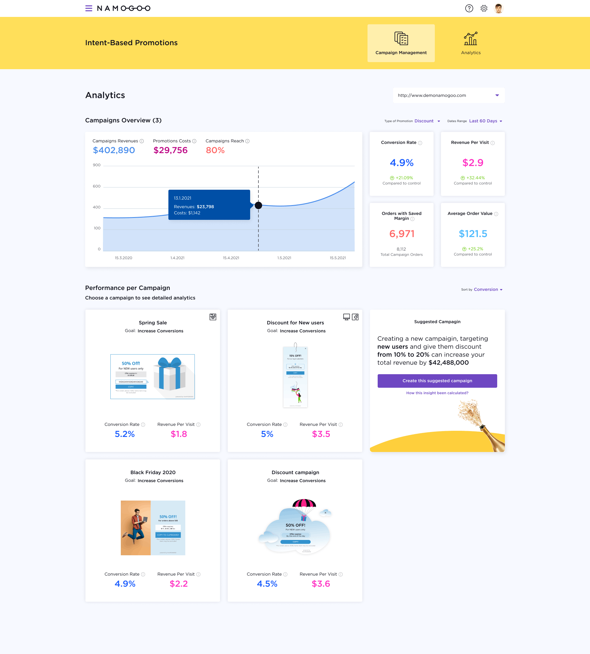 Intent-Based Promotions Screenshot 3
