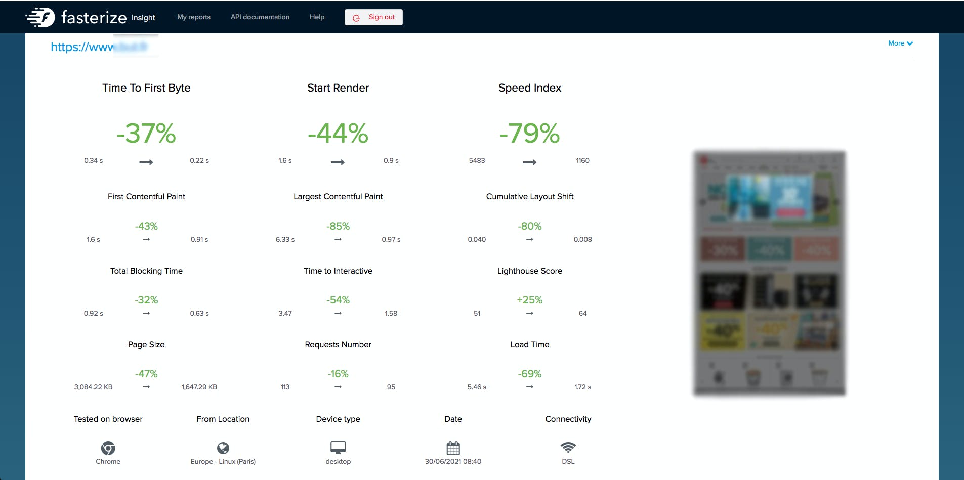Fasterize Screenshot 4