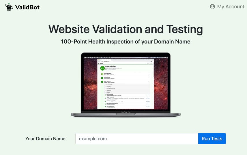 Validbot Screenshot 1
