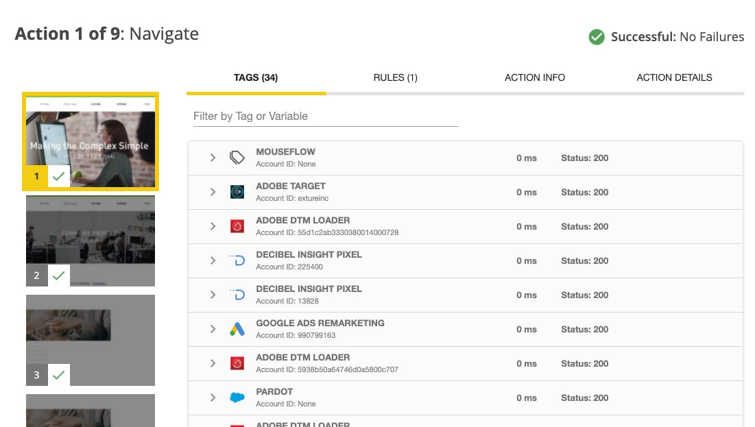 ObservePoint Screenshot 2