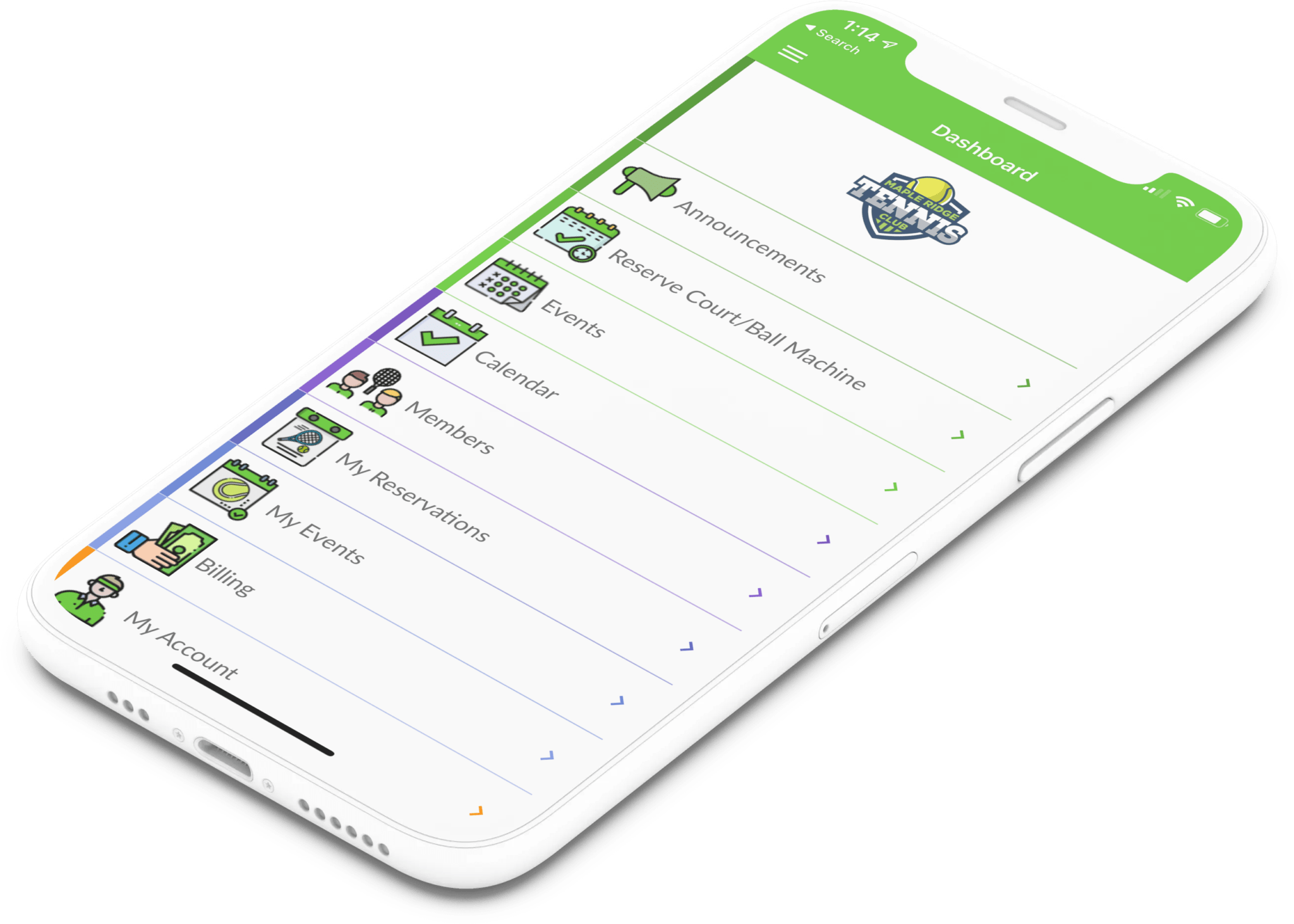 CourtReserve Screenshot 2
