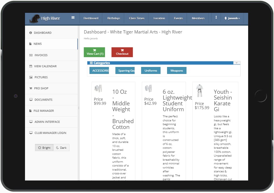 Club Management System Screenshot 3