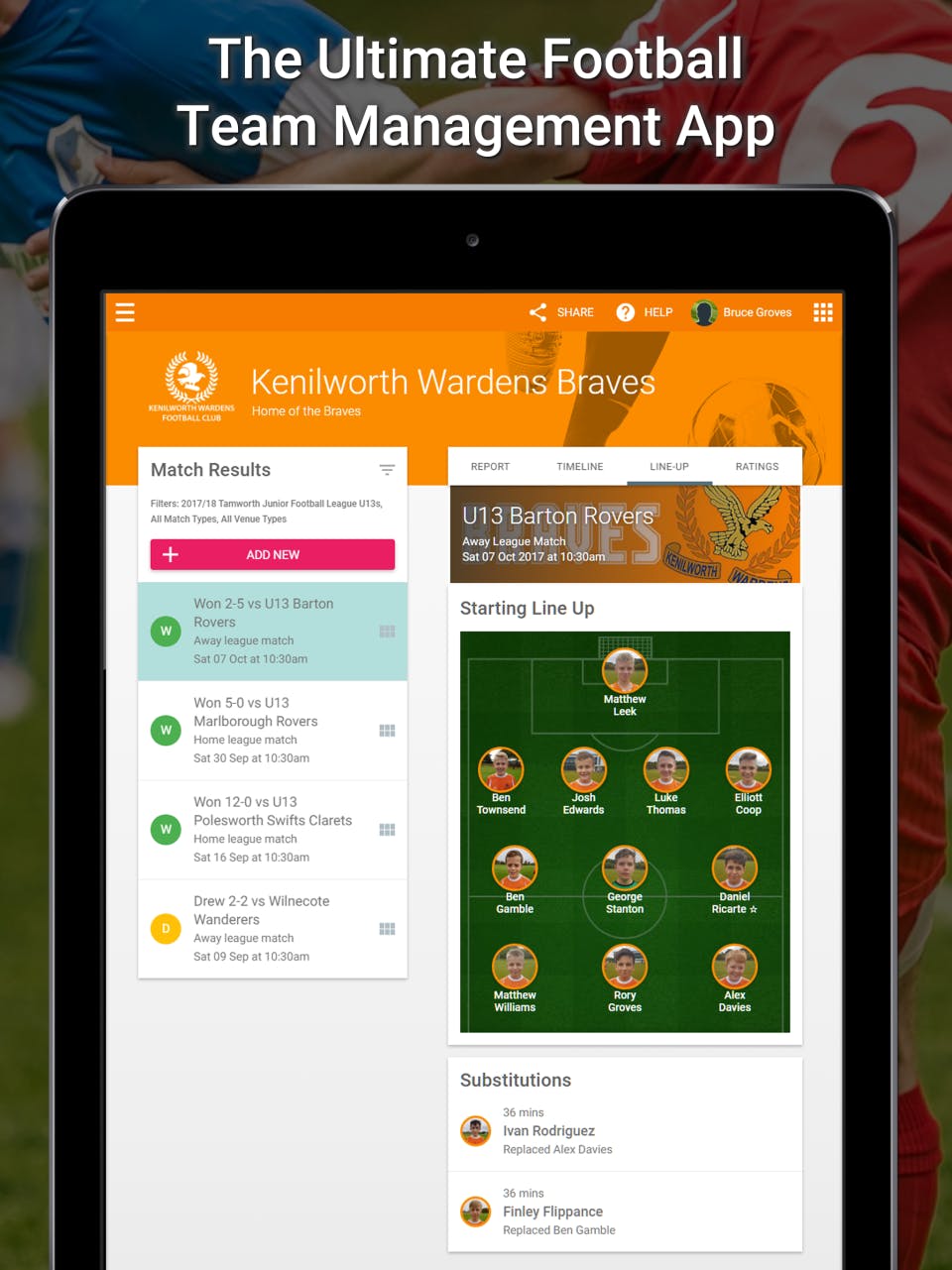 TeamStats Screenshot 1