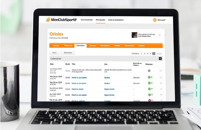 MonClubSportif Screenshot 4