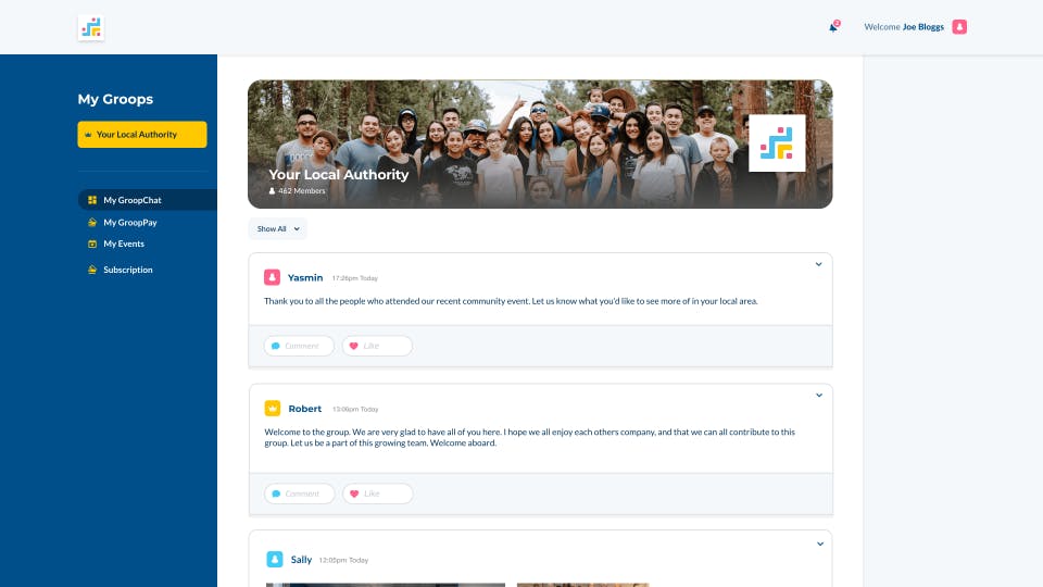 Groop Screenshot 1