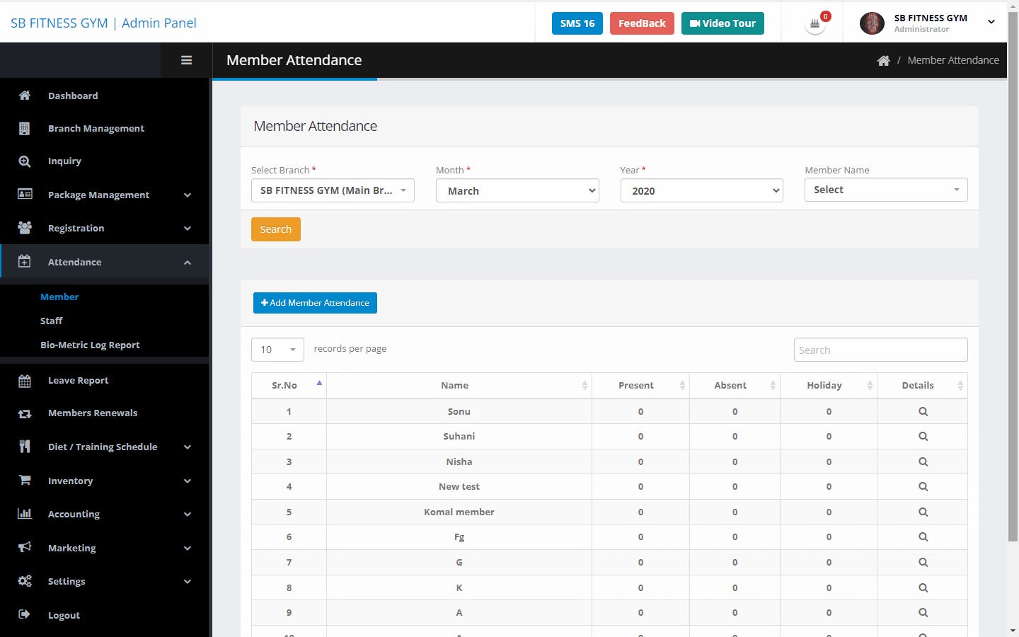 VFitnessClub Screenshot 3