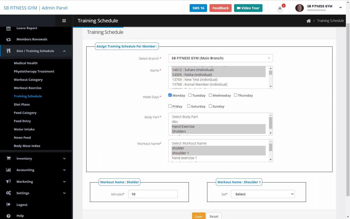 VFitnessClub Screenshot 4