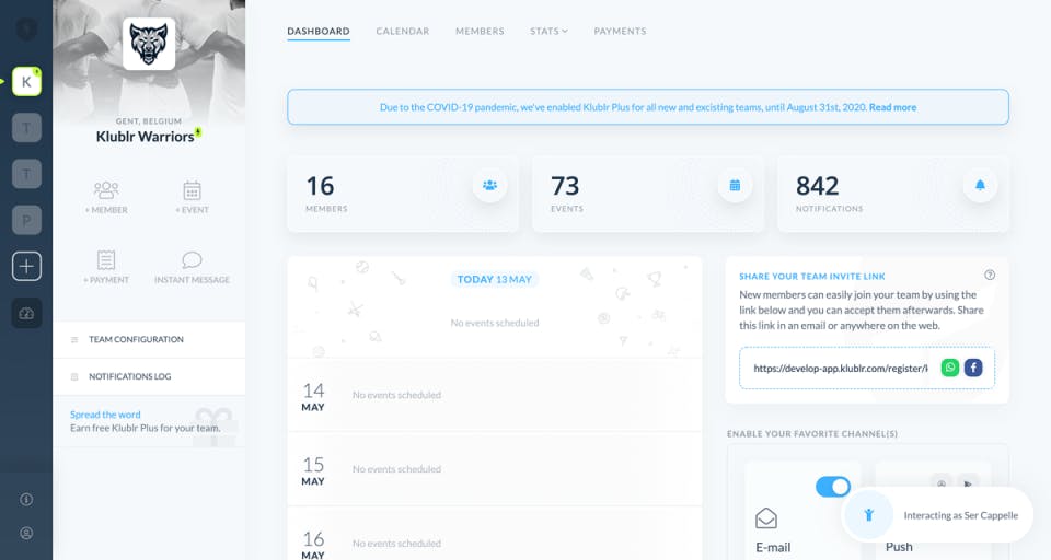 Klublr Screenshot 2
