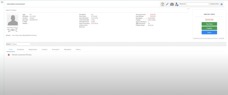 Black Belt Membership Screenshot 4