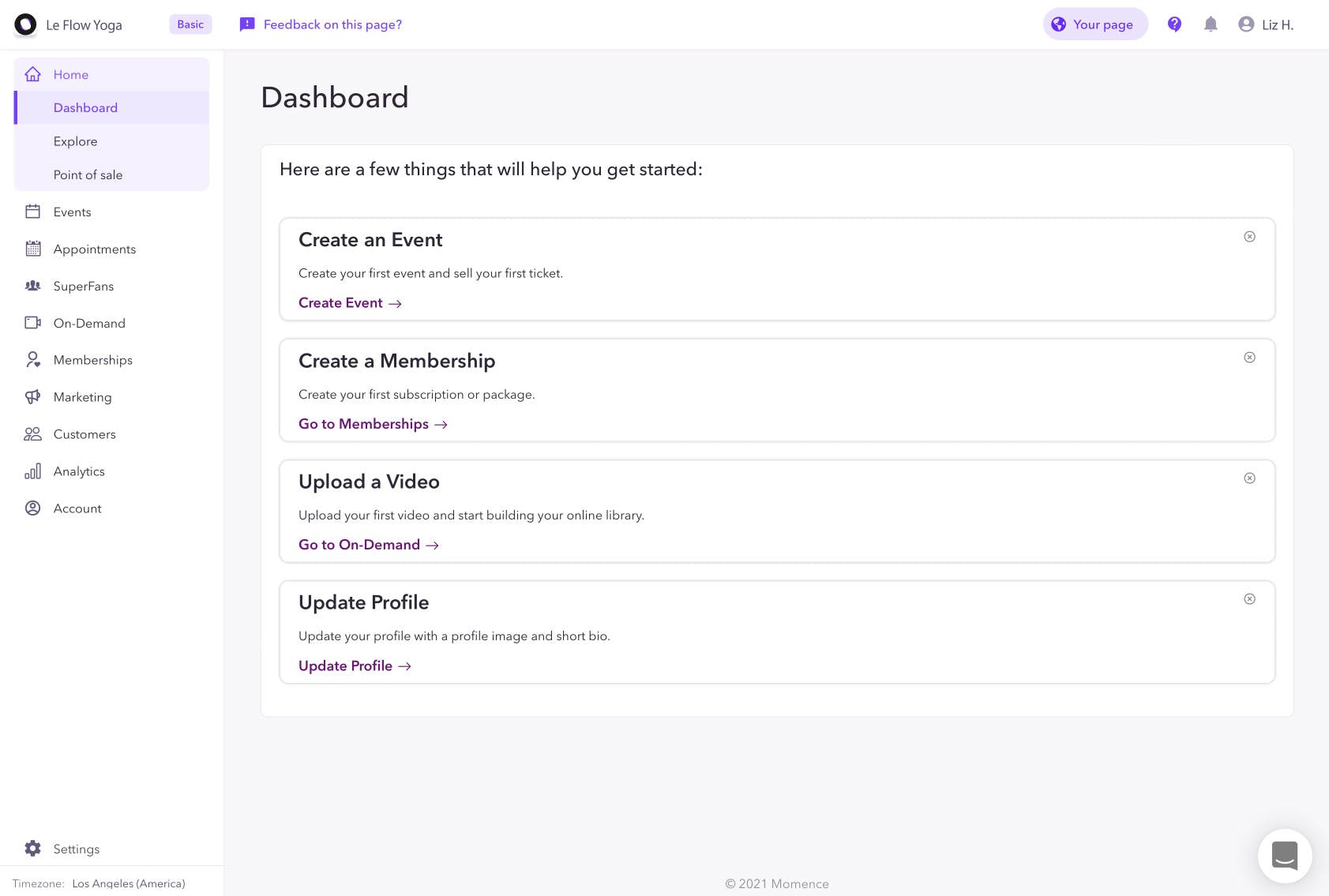 Momence Screenshot 1