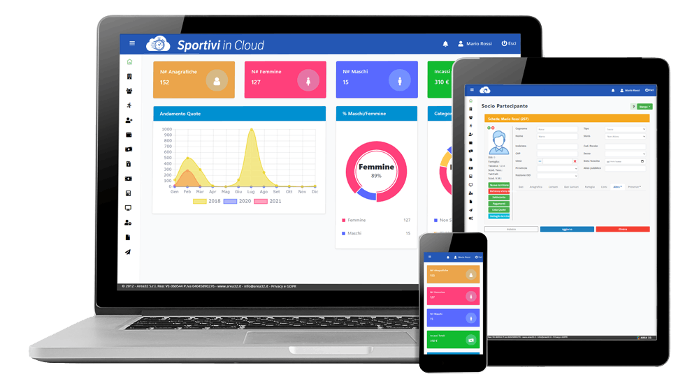 Sportivi in Cloud Screenshot 1