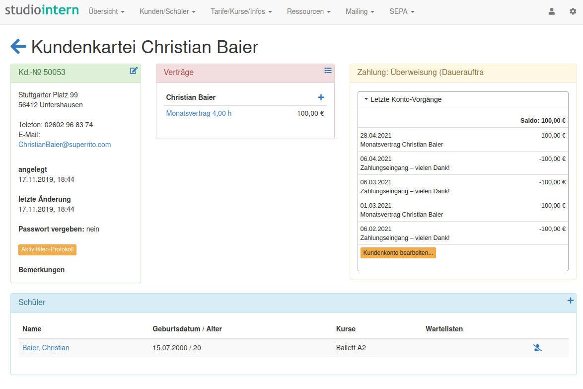 StudioIntern Screenshot 2