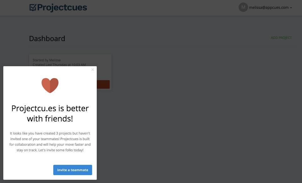 Appcues Screenshot 2