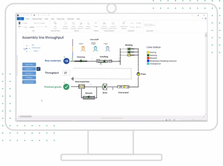SIMUL8 Screenshot 1