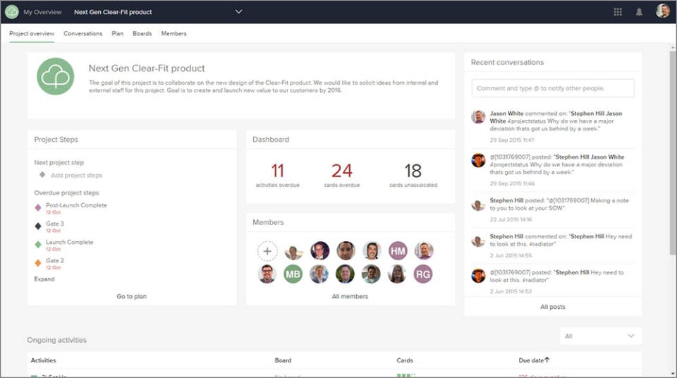 Planview ProjectPlace Screenshot 1