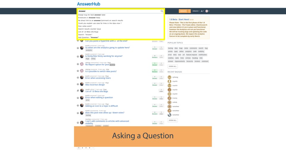 AnswerHub Screenshot 3