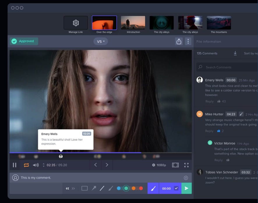 Frame.io Screenshot 3