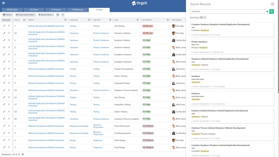 Orgzit Screenshot 5