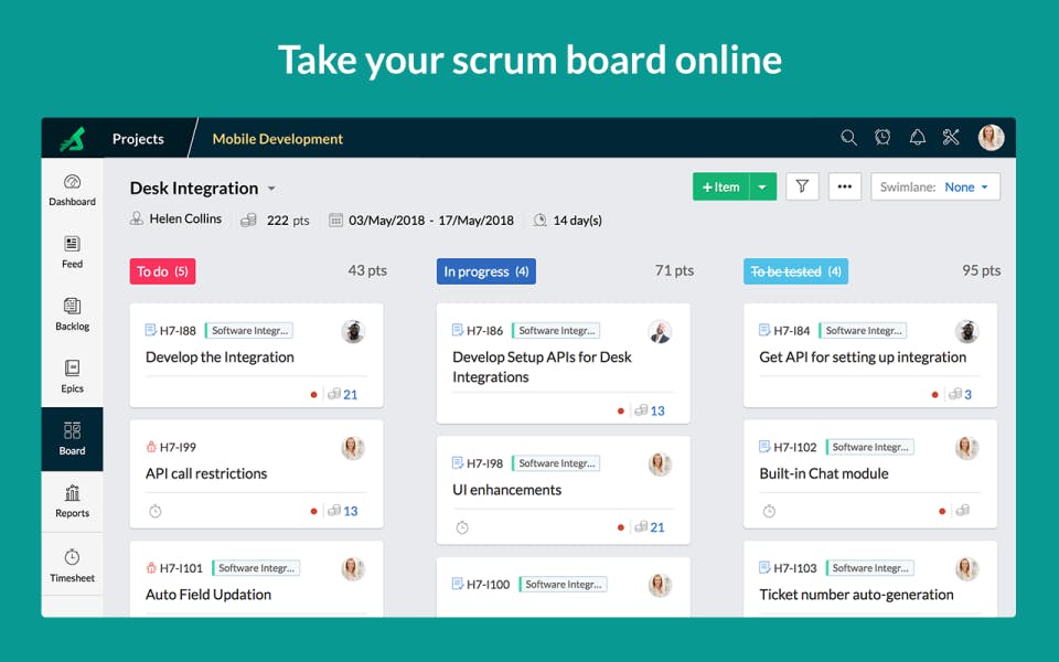 Zoho Sprints Screenshot 2