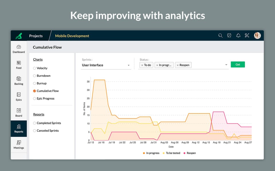 Zoho Sprints Screenshot 3