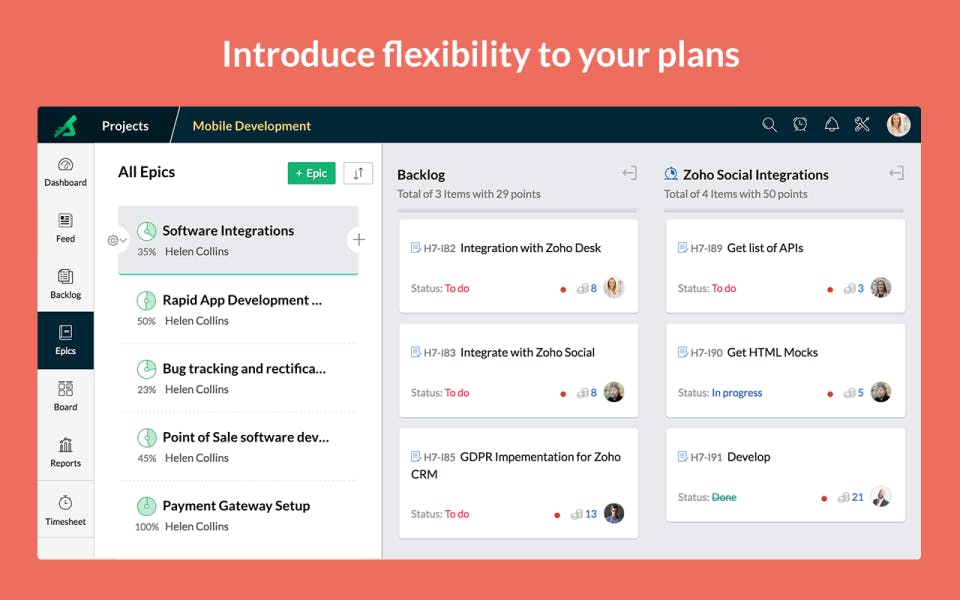 Zoho Sprints Screenshot 5