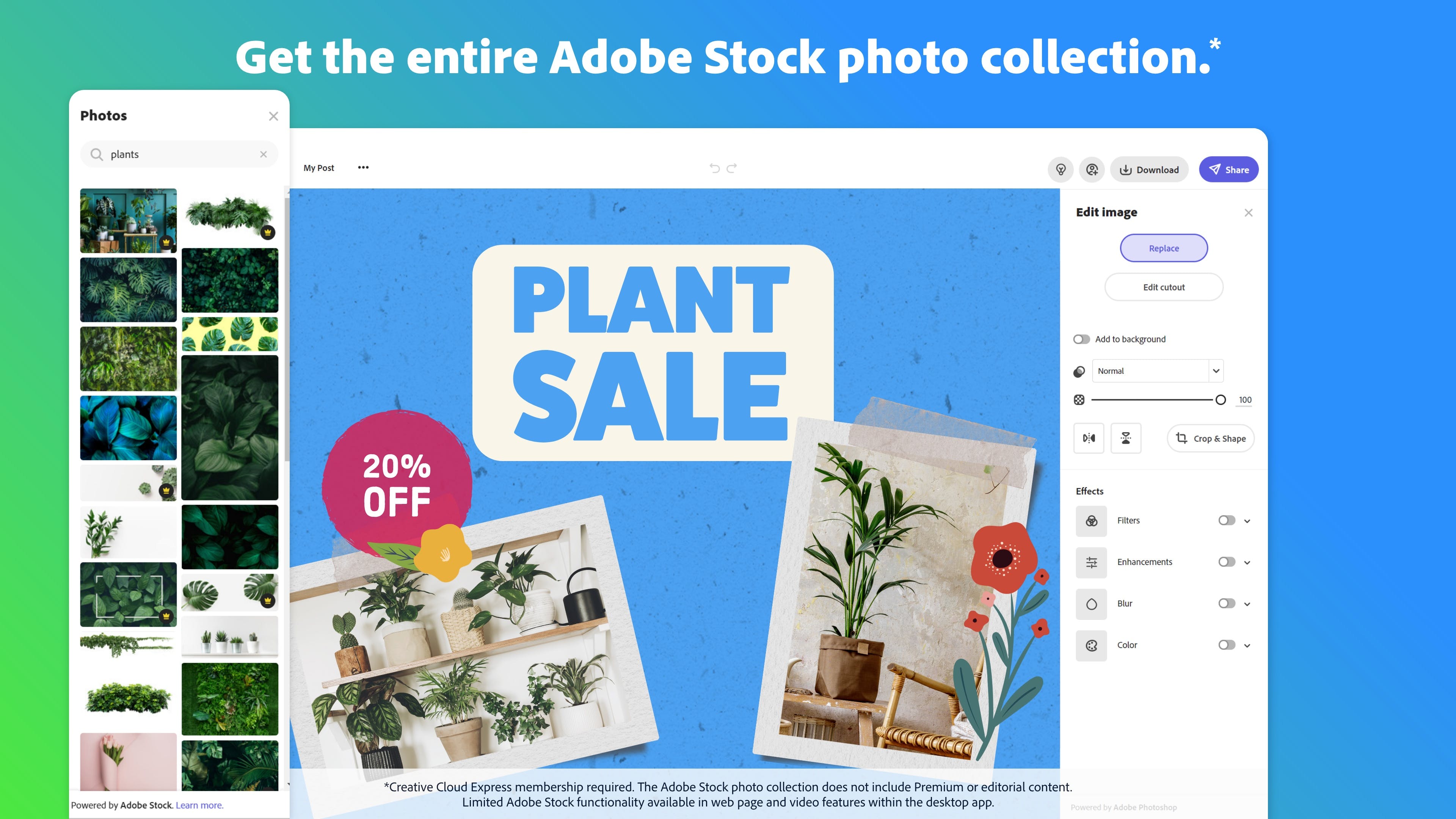 Adobe Creative Cloud Express Screenshot 2