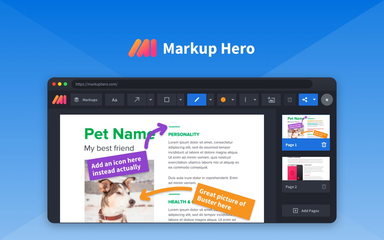 Markup Hero Screenshot 1