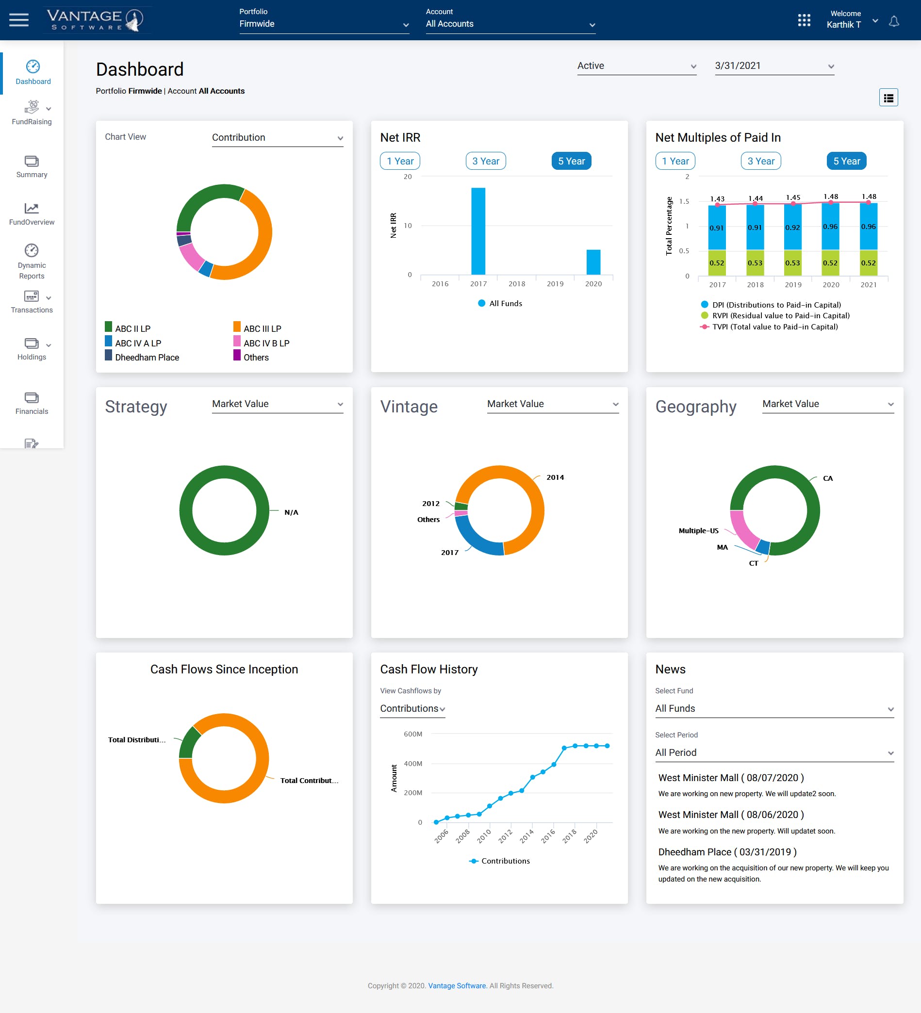 Vantage Software Screenshot 4