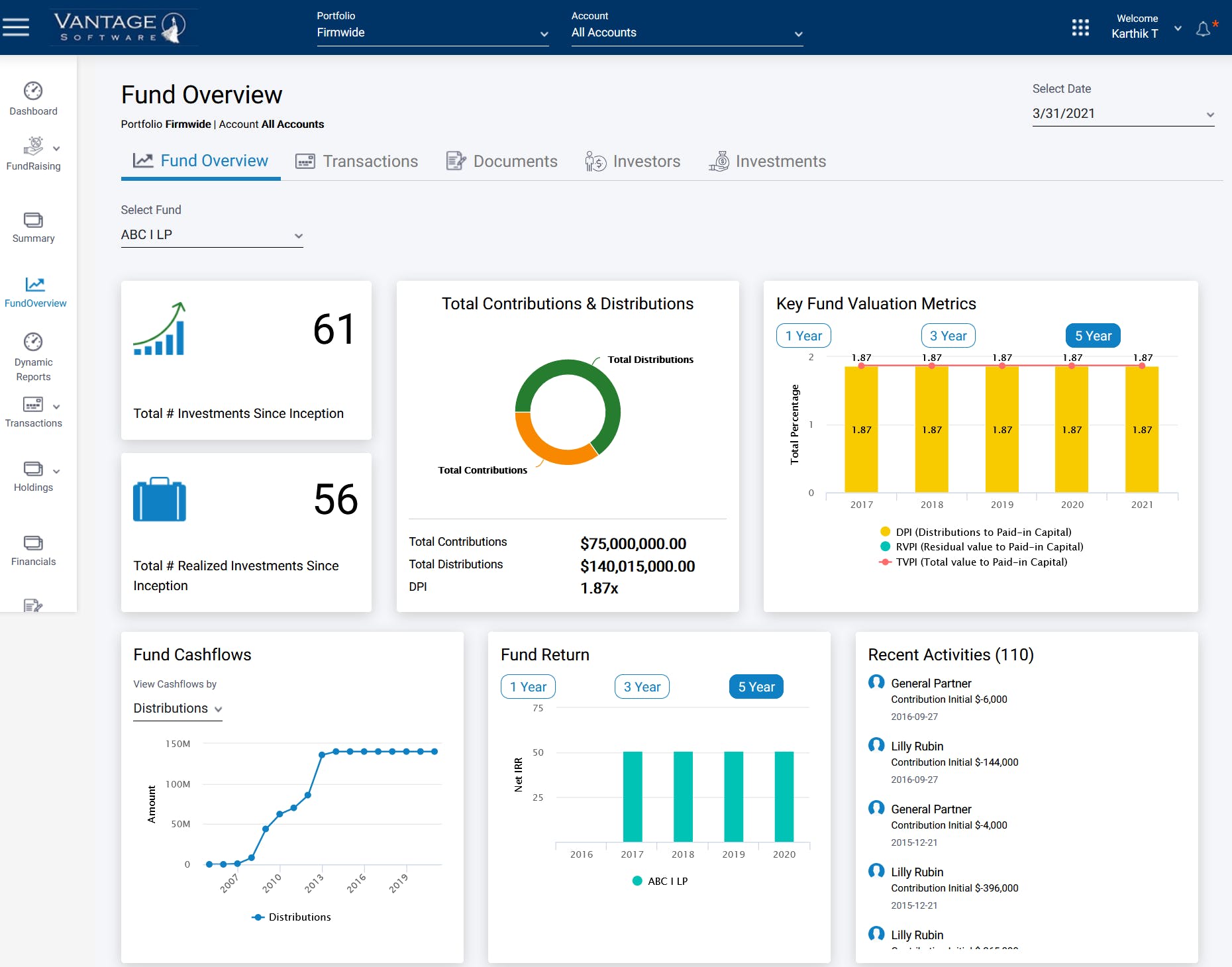 Vantage Software Screenshot 5