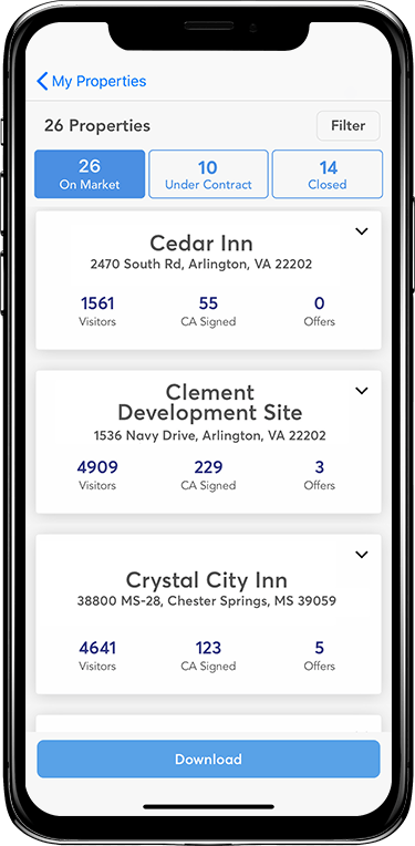 TEN-X Dashboard Screenshot 1