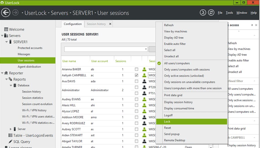UserLock Screenshot 2