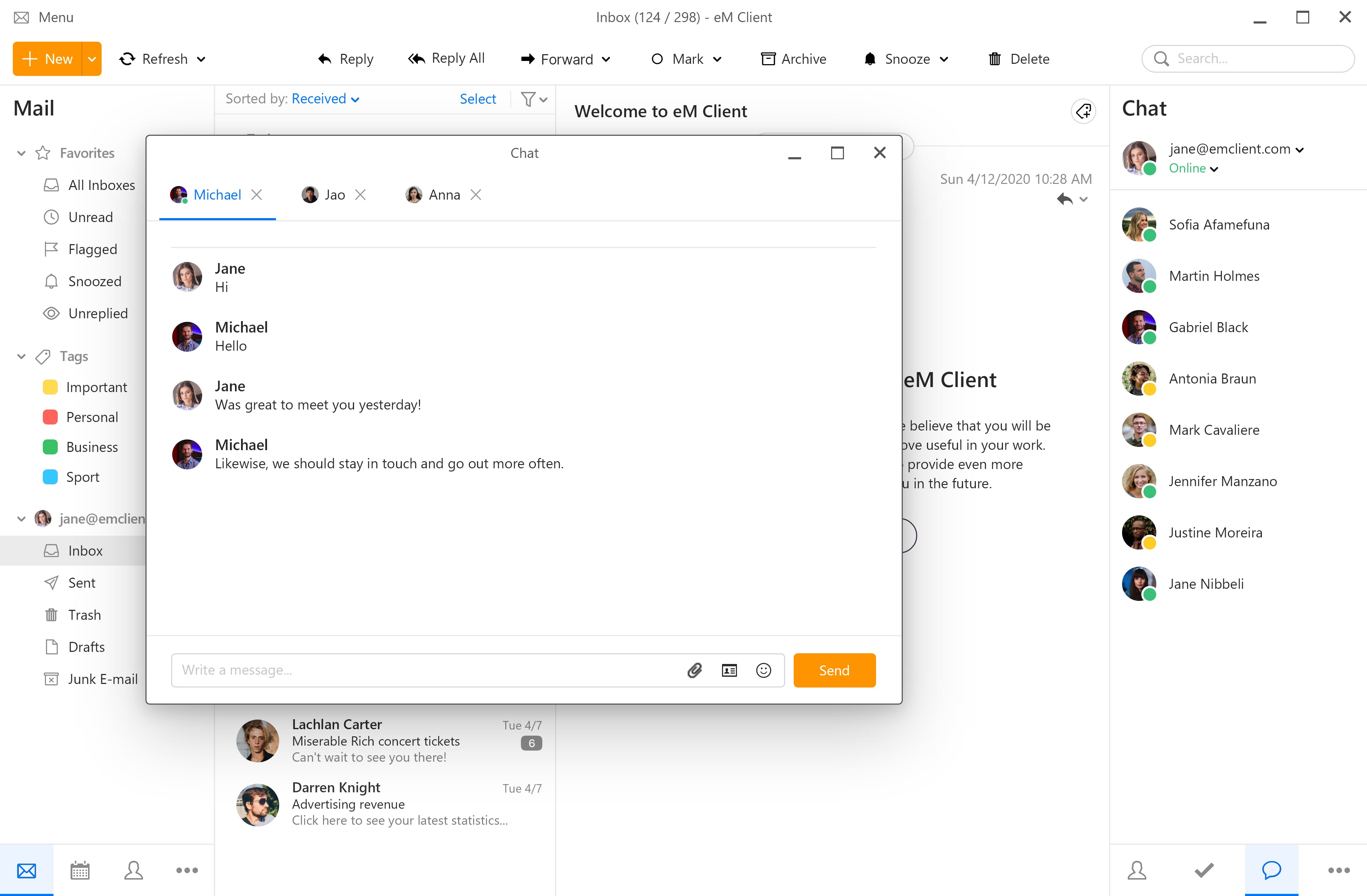 eM Client Screenshot 5